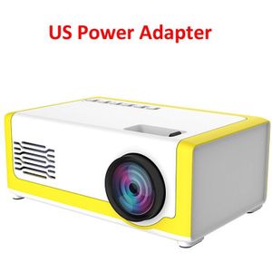 M1 Mini Projector Home Cinema Mediaspeler Ondersteuning 1080P Display AV USB SD Card USB Draagbare Pocket Beamer VS YG300