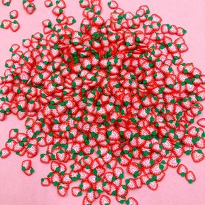 100G Gemengde Polymeer Klei Aardbei Cherry Plakjes Crystal Pearl Klei Sprinkles Voor Diy Ambachten Tiny Leuke Plastic Klei Accessoires