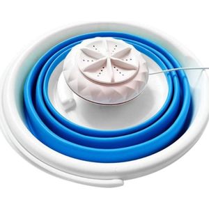 Vouwen Wasmachine Ultrasone Turbo Draagbare Mini Wasmachine Emmer Mini Sokken Slipje Schoonmaken Artefact 5/10 Liter