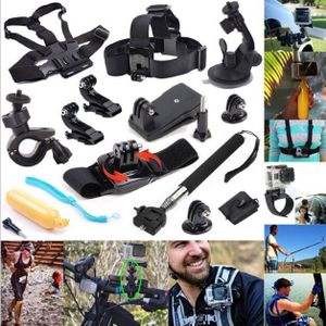 Gloednieuwe 14-in-1 Combinatie Pack Accessoires Kit Compatibel voor Alle Sport Camera Gaan Pro SJCAM Xiaomi Serie