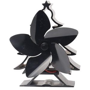 Drie-Kleur Kerst Villa Haard Fan Kerstboom Koelventilator Smart Elektrische Haard Ventilator Kachel Ventilator