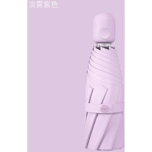 Zuodu Automatische Mini Pocket Paraplu Vrouwen Zon Bescherming Kleine Draagbare Dames Parasol Roze Vrouwen Regen Vijf Opvouwbare Paraplu