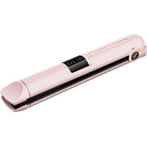 2022 Mini Draadloze Stijltang Keramische Mini Flat Iron Hair Krultangen Styling Gereedschap Draadloze Stijltang