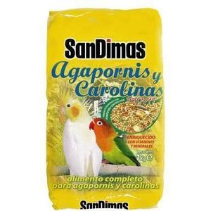 San Dimas - Alimento Para Pã¡Jaros Agapornis Y Carolinas 1Kg