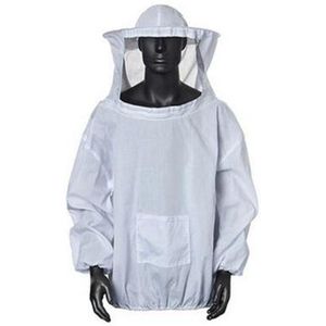 1 Pc 2XL Anti Bee Pak Bijenteelt Beschermende Kostuum Jasje W/ Hood Wit
