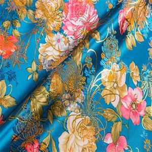 Jacquard Polyester Stof Brokaat Chinese Traditionele Betekenis Stof Voor Maken Mooie Portemonnee