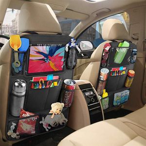 2Pcs Baby Opbergzakken Multifunctionele Auto Opbergtas Auto Terug Seat Pouch Oxford Doek Organizer Auto Achterbank zak Zwart