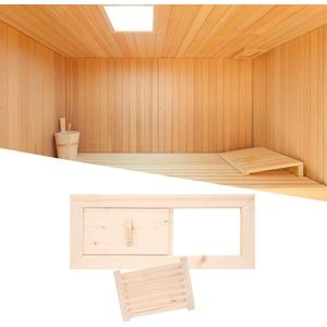 Ceder Sauna Air Vent Grille, Sauna Accessoires W/Sauna Blind Duurzaam Eco-Vriendelijk