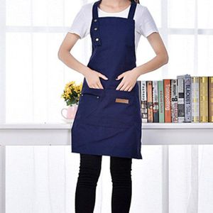 Keuken Schort Ademend Decoratie Pocket Waterdicht Stofdicht Canvas Overalls