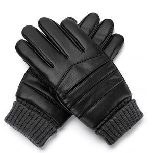 Bison Denim Winter Warm Mannen Handschoenen Touch Screen Verlengen Dikker Winddicht Herfst Winter Handschoenen Voor Mannen S051