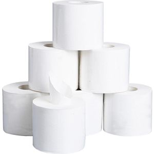 6/10 Roll Wit Papier Handdoeken Rolls Wc Roll 3 Lagen Tissue Roll Keuken Wc Papier, hoeveelheid Hollow Vervanging Papierrol