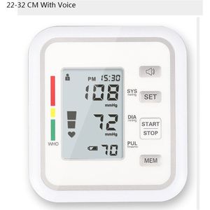 Digitale Arm Bloeddrukmeter Automatische Ihb Aritmie Detectie Hartslag Hartslag Meter Bloeddrukmeters