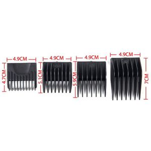 2/4 Stks/pak Kapper Tondeuse Limiet Kam Vervanging Gids Kam Voor Moser 1400 Serie Kapper Remklauw Tanden Scheren limiet Kammen