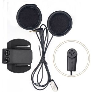 V6 Interphone Accessoires (Zachte Oortelefoon & Clip Beugel) ALLEEN Pak voor V6 V4 Motorhelm Headset Intercom