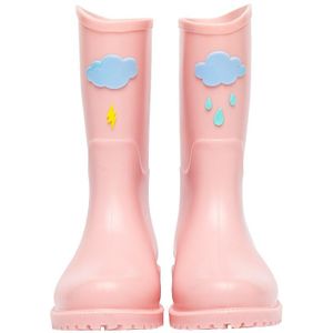 Dripdrop Leuke Regen Laarzen Voor Vrouwen Waterdichte Dames Mid-Kalf Laarzen Water Schoenen Met Applicaties