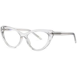 Kiekeboe Clear Cat Eye Vrouwelijke Brillen Tr90 Lady Accessoires Blauw Licht Blokkeren Glazen Voor Vrouwen Zwart Bruin Decoratie