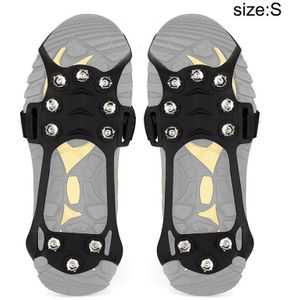 Nieuw 1 Paar Anti-Slip 10 Tanden Ijs Stijgijzers Tractie Cleat voor Schoenen Laarzen Outdoor Wandelen Klimmen