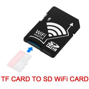 Kartoman Micro Sd Tf Naar Cf/Sd Wifi Geheugenkaart Reader Converter Adapter Microsd Sdhc Compact Flash Type ik