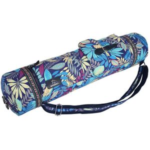 Yoga Mat Bag Carrier Waterdichte Casual Gym Mat Case Pilates Fitness Oefening Pad Carry Band Trekkoord Tassen Print
