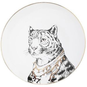 Hoogwaardige 8 Inch Royal Noble Animal Serie Keramische Diner Plaat/Muur Deco Platen Cup Koffie Melk Mokken Bone china Servies