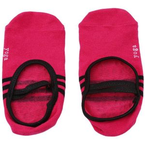 Anti Slip Bandage Slipper Vrouwen Anti Slip Katoen Fietsen Sokken Dames Pilates Sokken Ballet Hak Protector Professio Sokken