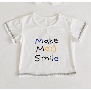 Kids 0-24M Baby Meisjes T-shirt Zomer Korte Mouw Tees Kinderen Tops Kleding Katoen Brief Print tshirt