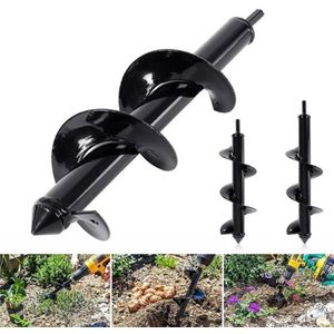 10 ''/12'' Huis Tuin Aarde Land Graven Gaten Tool Boor Farm Planten Vijzel Graven Spiral Bit voor Handmatige Beluchters