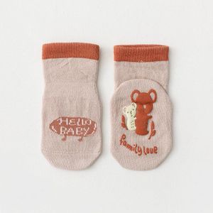 Balleenshiny Katoen Kinderen Anti-Slip Boot Sokken Voor Jongen Meisje Vloer Sokken Kid Sok Met Rubber Grips Baby Peuter accessoires