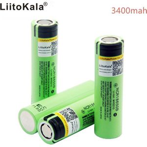 Liitokala 18650 3400 Mah Originele NCR18650 3400 Oplaadbare Li-Ion Batterij/Power Bank/Zaklamp