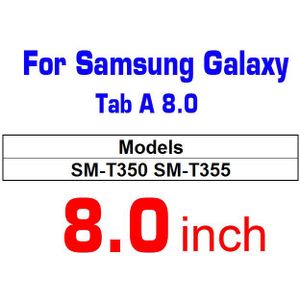 Gehard Glas Voor Samsung Galaxy Tab Een J 7 8 Inch SM-T550 T555 T280 T285 Screen Protector Voor Tab 4 3 8.0 7.0 SM-T230 T235 T310