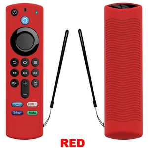 1Pc Afstandsbediening Geval Vervanging Voor Tv Stick Alexa Voice Remote (3rd Gen) Release Siliconen Beschermhoes Mouwen Met Lanyard