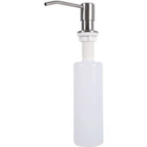 Aanrecht Hand Zeepdispenser Rvs Vloeibare Zeep Dispensers PP Plastic Fles Te Vullen Keuken Accessoires