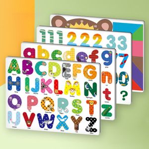 4 Set Magneet Magnetische Leren Letters + Nummers + Klok + Puzzel Blokken Stijl Koelkast Home Decor Educatief Peuters speelgoed