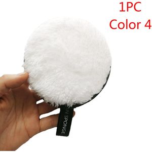1Pc Herbruikbare Makeup Remover Pads Katoenen Doekjes Microfiber Make Up Verwijderen Spons Katoen Cleaning Pads Nail Art Cleaning Tool