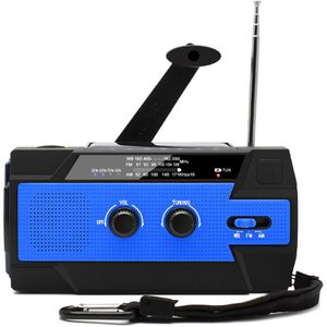4000Mah Solar Radio Outdoor Draagbare Nood Radio Heldere Camping Licht Mobiele Externe Batterij Solar Powerbnak