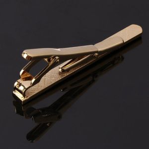 1Set Mannen Tie Clip Manchetknopen Bar Shirt Goud Strass Mode Business Accessoire