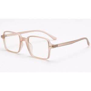 Kiekeboe Bruin Transparante Glazen Frame Vrouwen TR90 Optische Glazen Voor Mannen Clear Lens Ultralight Vrouwelijke Koreaanse Stijl Retro