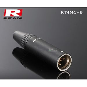 1Pcs Neutrik &#39;S Rean Mini Xlr Vrouwelijke RT4FC-B Vier-Pin Plug Draadloze Bodypack Hoofdtelefoon Hoofd Audio Speaker Hifi