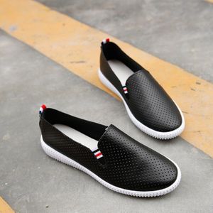 Vrouwen Sneakers Wit Flats Cut-Out Vrouw Loafers Pu Lederen Slip Op Schoenen Lage Hakken Casual Schoenen Espadrilles Dames schoenen N7145