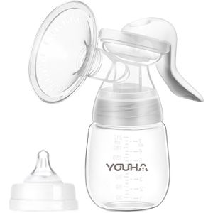 Youha Handkolf Siliconen Met 210Ml Brede Mond Babyvoeding Melk Fles Bpa Gratis Postpartum Melk Maker Bebes accesorios