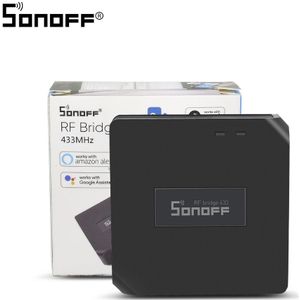 Sonoff Brug 433Mhz Wifi Schakelaar Rf Remote App Automatisering Module Voor Smart Home Met Universele Timing Diy