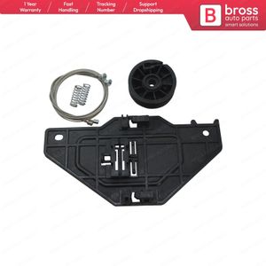 Bross Auto-onderdelen BWR5260 Venster Regulator Reparatie Set Rechtsvoor 402216E Voor Citroen C3 MK2 5 Deur . Gemaakt In Turkije