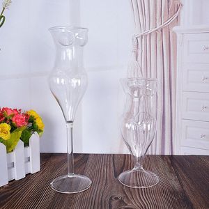 Jm Bar Champagne Glazen Beker Cocktail Wijn Fles Naakt Vormige Handgemaakte Bar Tool Goblet Glaswerk Grote Kleine Size Thuis Keuken gebruik