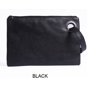 Solid Handtas Vrouwen Clutch Bag Leer Vrouwen Envelop Tas Rits Avondtasje Vrouwelijke Koppelingen Handtas Torebki Damskie