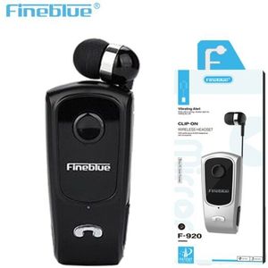 Fineblue F920 Pro Mini Draadloze Oortelefoon Intrekbare Draagbare Bluetooth Headset Gesprekken Herinneren Trillingen Sport Run Gamer Hoofdtelefoon
