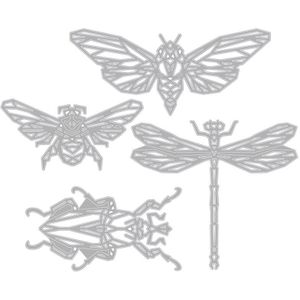 Dier Insect Kant Metalen Stansmessen Dragonfly En Kever Gestanst Scrapbooking Voor Ambachten Kaart Maken Geen Postzegels sets