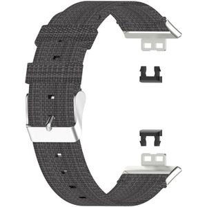 Voor Huawei Horloge Fit Strap Nylon Geweven Band Canvas Horlogeband Smart Polsband Lrregular Patroon Voor Huawei Fit TIA-B09 Armband