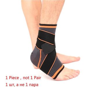 1 Pc Sport Enkelbrace Compressie Strap Mouwen Ondersteuning 3D Weave Elastische Bandage Voet Beschermende Kleding Gym Fitness