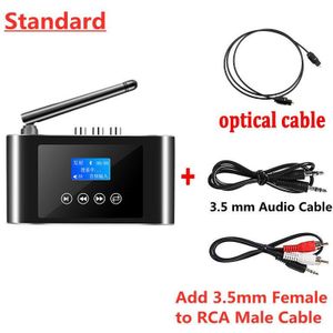 Bluetooth 5.0 Audio-ontvanger Zender Tv Pc Draadloze Adapter Dac Digitaal Naar Analoog Converter Optische Coaxiale Rca 3.5Mm aux
