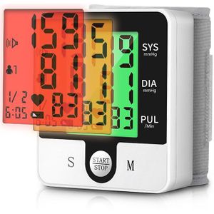 Olieco Usb Oplaadbare Digitale Pols Bloeddrukmeter Engels Voice Lcd Pr Tonometer Hartslag Meter Verbeterde 3Backlight